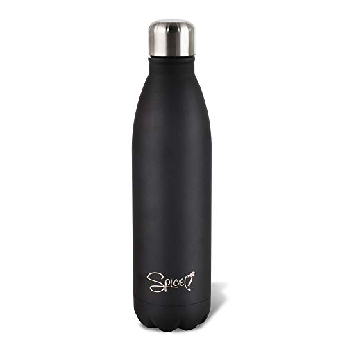 SPICE Bottiglia Borraccia Termica Termos in Acciaio Inox Isolamento sottovuoto con Doppia Parete - Acqua e Drink 500 ml BPA Free per Adulti Bambini Studenti