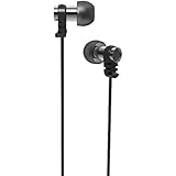 Brainwavz Omega In-Ear Noise Isolating Earphones with Remote &amp; Mic Stereo for iOS &amp; Android Devices (Black)