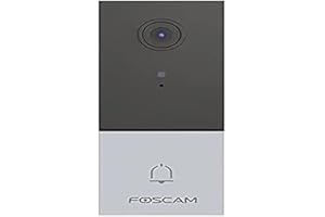 FOSCAM Campanello Video Smart WiFi VD1, con rilevamento di Movimento e Suono, risoluzione 4 MP, Audio bidirezionale, Controllo a Distanza, Compatibile con Google Home e Amazon Alexa, Colore: Grigio
