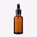 Produktbild Glaspipetten für ätherische Öle, nachfüllbar, leere Bernsteinfarbene Fläschchen mit Tropfer-Deckel, ideal für Parfüm & Aromatherapieöle, Wie abgebildet, 30 ml