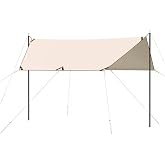 Suya Dayanıklı G&uuml;neşlik Tente 500x300 cm Plaj Kamp Bah&ccedil;e &Ccedil;adırı G&ouml;lgelik Oxford Kumaş