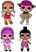 Price comparison product image 4x LOL Doll Printed Self Adhesive Vinyl Sticker Decals lol62