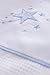 Clair de Lune Stardust Rocking Crib/ Cradle Quilt and Bumper Set (Blue)