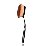 Tonsee? Pro Cosmetic Makeup Face Powder Blusher Toothbrush Curve Foundation Brush (Big Brush)