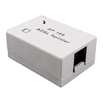 Store Universal ADSL Splitter/ADSL Filter/DSL Filter RJ11 for Landline Telephone and Broadband Modem Box