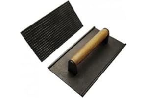 Samuel Groves - Cast Iron Steak Weight and Burger Press Black Prevent Meat Curling