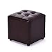 Produktbild Simulation Lederhocker Schuhbank Mode Kreativ Lederhocker Sofa Hocker Sitzhocker beim Tragen Schuhe Dress Up Small Hocker Haushalt (Farbe : B)