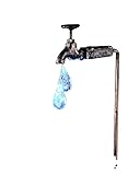 Solar Tropfen als Pflanztopf mit 2 blauen LED als (Wassertropfen)