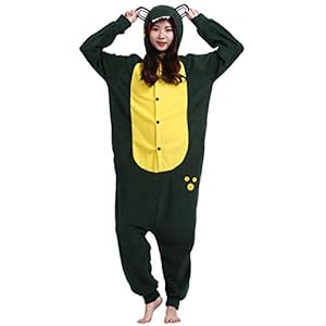 Unisex Animal Pijama Ropa de Dormir Cosplay Kigurumi Onesie Cocodrilo Verde Disfraz para Adulto Entre 1,40 y 1,87 m