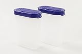 tupperware eidgenossen plus set blau Original Tupperware TUPPERWARE (2) 270 ml Gewürz-Riesen Gewürz Behälter Riesen blau 10165