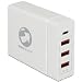 Produktbild NAVILOCK USB Ladegerät 1 x USB Type-C PD + 3 x USB Typ-A weiss
