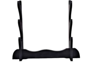 Royal Plus Triplo Supporto da Tavolo in Legno Porta Katana