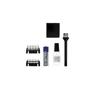 WAHL Pocket Pro Hair Trimmers, Beard Trimmer for Men, Male Grooming Set, Battery Powered Black & Clipper Oil, Blade Oil… - Image 2