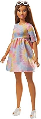 Barbie - Fashionistas #77 Robe Tie et Dye - Poupée Mannequin, FJF42