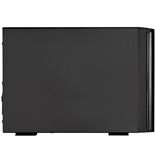 SilverStone SST-TS431S – Mini SAS Externes Festplatten-Gehäuse für 4 x 3,5″ SAS/SATA-HDDs oder SSDs mit integriertem Netzteil und 2 x 60 mm-Lüftern, schwarz - 4