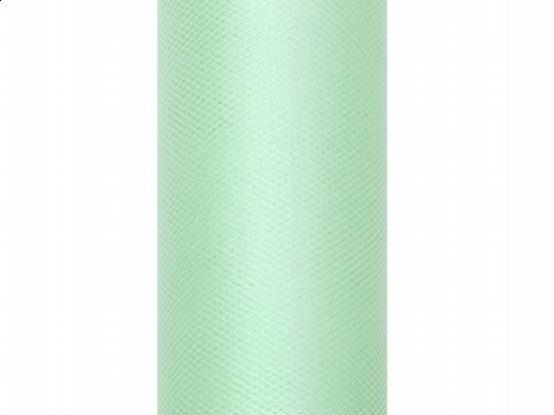 SiDeSo® Tüll Rolle 9m x 30cm Stoff Hochzeit Tischläufer Deko Floristik (mint)