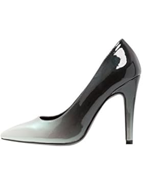 Anna Field Lack Pumps - High Heels Schwarz o. Rot - Damen Schuhe mit 9,5 cm Absatz - Abendschuhe elegant mit Metallic...