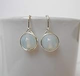  Ohrringe Noble - Opalit - versilbert