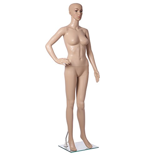 Songmics Neu Schaufensterpuppe Mannequin PE Plastik Weiblich MPLM01
