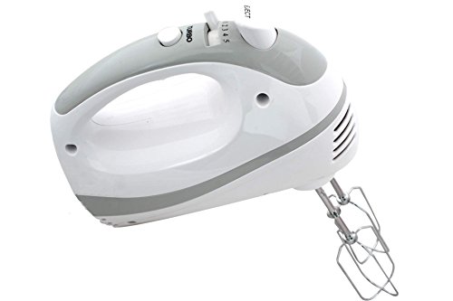 Handmixer 200 Watt Weiss- grau 5 Stufen Mixer Handrührgerät