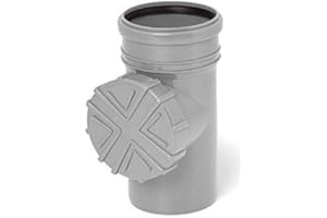 KARMAT Grey 110mm Gutter Downpipe Leaf Guard Strainer Basket Filter Cleaner