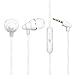 Produktbild Xshuai 3.5mm einzigartiges In-Ohr-Kanal-Design Super Bass Stereo In-Ear Universal Kopfhörer Kopfhörer Headset für Telefon Support für iPhone / Samsung / HTC / Huawei / Sony / Meizu / Oppo / Vivo / ZTE / Nubia / LG Handy (grün / Schwarz / Blau / Weiß / Rosa) (Weiß)