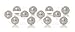 Dreambaby Mini Multi-purpose Latch (Pack Of 6, Silver colour)