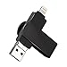 Price comparison product image LUOXU USB Flash Drive/Mobile Phone U Disk,Smart Phone Memory Stick Storage 32GB, 3 in 1,Black