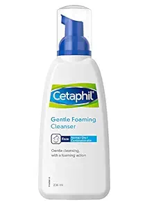 Cetaphil Gentle Foaming Cleanser 236 ml , Facewash For Normal & Dry Skin , Dermatologist Tested