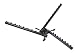 Produktbild Feedback Sports zusätzliche Kleidung Rack Arm Set (schwarz)