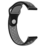 Altsommer 20mm Silikon Bunt Armbänder für Garmin vivoactive 3 Uhrenarmband Band Damen Herren Smart Fitness Armband Strap justierbares Ersatz Sport Bügel Armband Ersatzarmband (F)