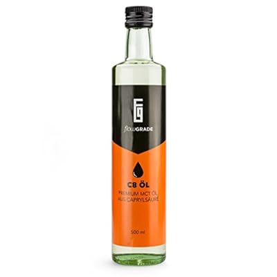 Flowgrade C8 Öl (100% MCT aus Caprylsäure), 1er Pack (1 x 500 ml)