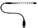 Produktbild i2 Gear USB-Leselampe mit 10 LED-Leuchten und Flexible Schwanenhals Schwarz
