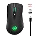 Produktbild CZMY 2.4GHz Wireless Gaming Mouse mit 2400 DPI-Verstellbarer USB-Mäuser-Gamer eingebauter Akku für Computer-Laptop