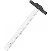 Artlantis T Cetveli Şeffaf 65 cm 1 Adet Plastik Mika T Cetveli &Ccedil;izim Cetveli Mimarlık M&uuml;hendislik &Ouml;ğrenci Tasarım Cetveli