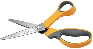 JML Stainless Steel 9.25 Inch Softgrip Decorative Fabric Edge Pinking Shears Scissor New