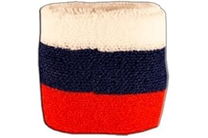 Digni® Poignet éponge avec Drapeau Russie - Pack de 2 pièces