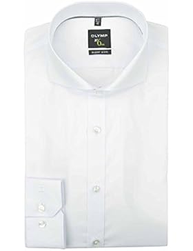Olymp Herren Hemd No. 6 Super Slim Fit Langarm
