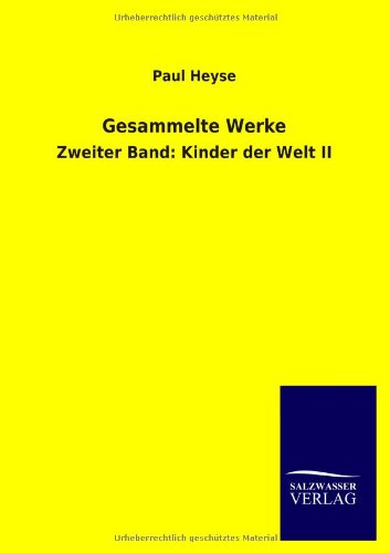 Gratis Gesammelte Werke Zweiter Band Kinder Der Welt Ii - 