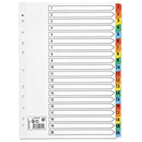 Amazon.co.uk plastic file dividers