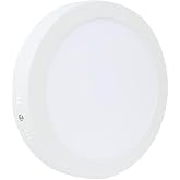 24W Sıva &Uuml;st&uuml; Yuvarlak LED Panel 6500K Beyaz Işık 1920 L&uuml;men 300 mm Tavan Armat&uuml;r&uuml;