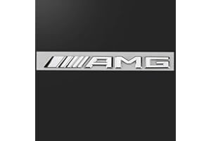 DISANSHAO Emblem Badge Decal Logo for Mercedes-Benz AMG, Emblem Sticker Letters Sign Automobiles Logo Car Logo Auto Decorative,B