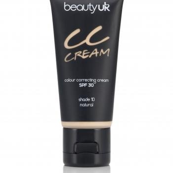 Beauty UK Cosmetics CC Cream with SPF 30, Natural Shade 10