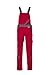 Produktbild Planam Damen Latzhose Highline, in vielen Farben und Größen, Lady-Line (36, rot/schiefer/schwarz)