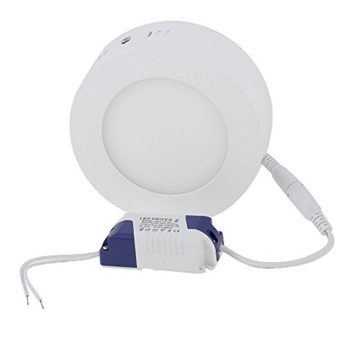 Preisvergleich Produktbild AC 85-265V 6W Oberfläche LED-Instrumentenbeleuchtung Deckeneinbauleuchte Weiß Warm