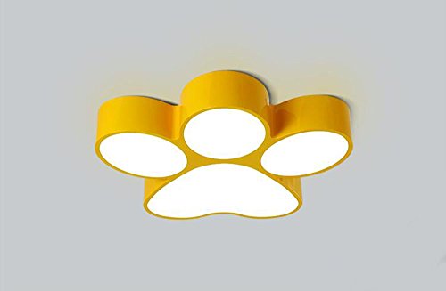 Preisvergleich Produktbild FGSGZ Kreative Deckenleuchte Led Deckenleuchten Boys Girls Schlafzimmer Kindergarten Pet Shop Beleuchtung Gelb Dreifarbige Led Durchmesser 60CM