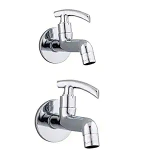 HPF Brass Delco Long Body Faucet Tap - Set of 2