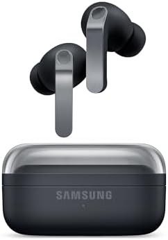 Samsung Galaxy Buds4 Pro Black, Altoparlante a 2 Vie, Doppio Amplificatore, Chiamate Cristalline, Audio 360°, ANC Migliorata, Controllo Adattivo Rumore, Galaxy AI con Comandi Vocali [ver. italiana]