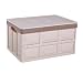 Produktbild Kingt Klappbox Spielzeug Aufbewahrungsbox Kiste 30 Liter Faltbox Transportbox mit Deckel aus Kunststoff 42.3x28.6x24cm