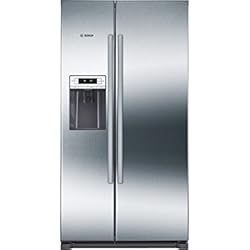 KAD90AI30 BOSCH Side-by-side - NoFrost Surgélateur 163 l ****, réfrigérateur 359 l, IceWaterDispenser, 177 x 91x 77 cm Portes Inox antiFingerprint A++